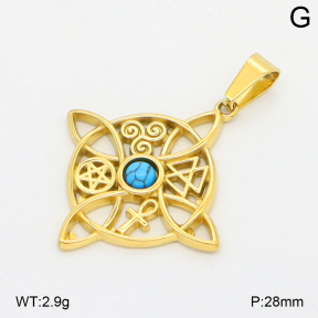 2P4001832baka-355  Stainless Steel Pendant