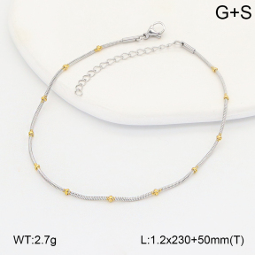 2A9001923aaji-452  Stainless Steel Anklets