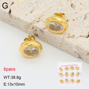 2E4005056bijl-436  Stainless Steel Earrings
