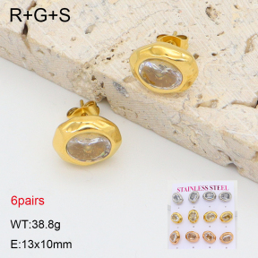 2E4005058bijl-436  Stainless Steel Earrings