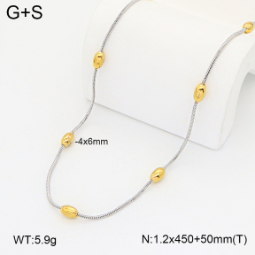 2N2008848aako-452  Stainless Steel Necklace