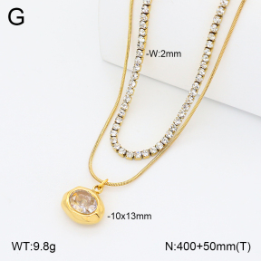 2N4005459bhil-436  Stainless Steel Necklace