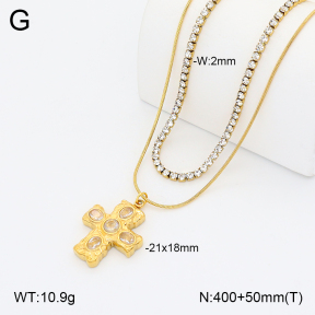 2N4005509bhil-436  Stainless Steel Necklace