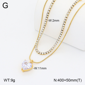 2N4005511bhil-436  Stainless Steel Necklace