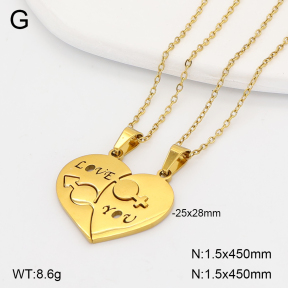 2N2008945aakl-704  Stainless Steel Necklace