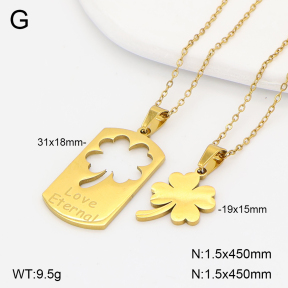 2N2008951aakl-704  Stainless Steel Necklace