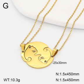 2N2008955aakl-704  Stainless Steel Necklace