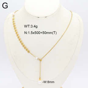 2N3003374bbov-478  Stainless Steel Necklace