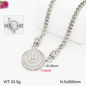 F2N401396bhia-J141  Fashion Copper Necklace