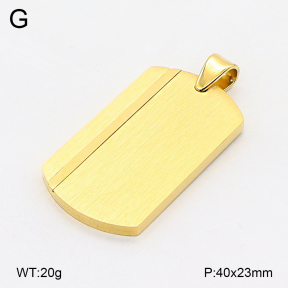 2P2006468bbov-436  Stainless Steel Pendant