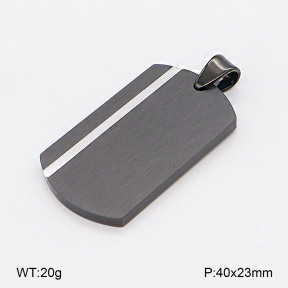 2P2006472bbov-436  Stainless Steel Pendant