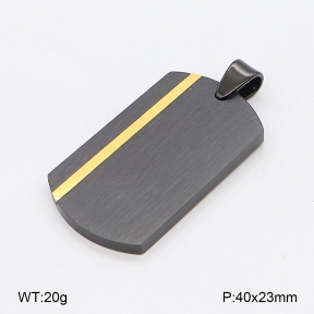 2P2006473abol-436  Stainless Steel Pendant