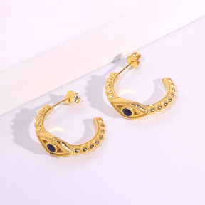 6E2007087bbov-334  Stainless Steel Earrings