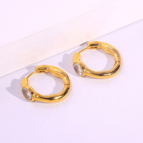 6E2007095vbnb-334  Stainless Steel Earrings