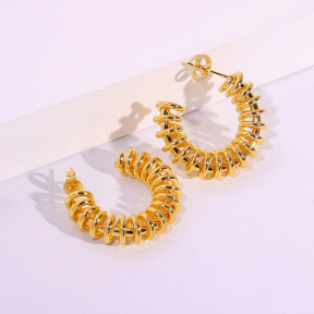 6E2007096vbnb-334  Stainless Steel Earrings