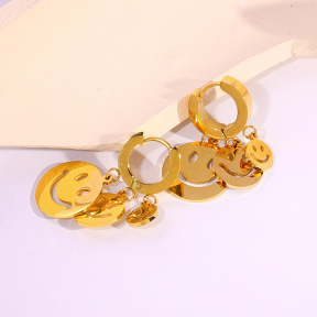 6E2007107vbmb-334  Stainless Steel Earrings