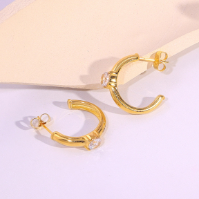 6E2007115vbnb-334  Stainless Steel Earrings