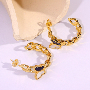 6E2007119vbnb-334  Stainless Steel Earrings