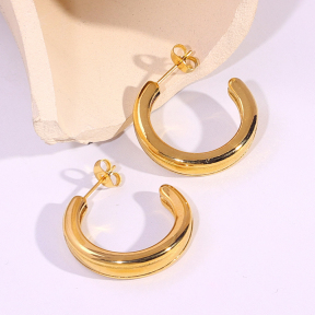 6E2007121vbnb-334  Stainless Steel Earrings