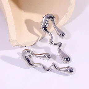 6E2007126vbmb-334  Stainless Steel Earrings