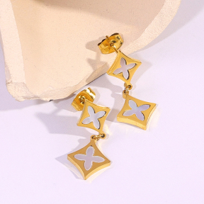 6E2007129vbmb-334  Stainless Steel Earrings
