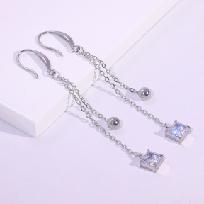6E2007130ablb-334  Stainless Steel Earrings