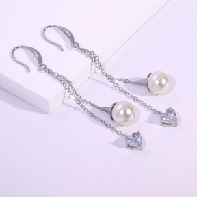 6E2007132ablb-334  Stainless Steel Earrings