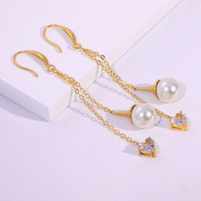 6E2007133vbmb-334  Stainless Steel Earrings