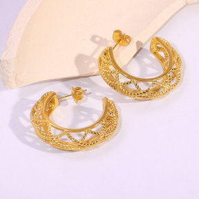 6E2007138vbnb-334  Stainless Steel Earrings