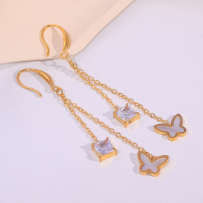 6E2007144vbmb-334  Stainless Steel Earrings