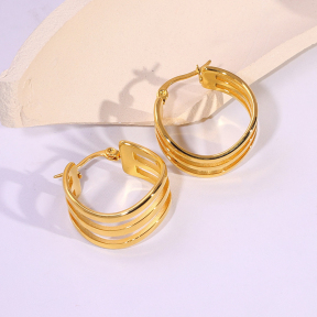 6E2007153vbnb-334  Stainless Steel Earrings