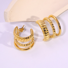 6E2007157vbnb-334  Stainless Steel Earrings