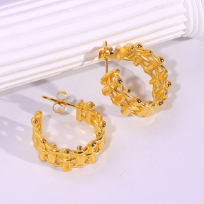 6E2007186vbnb-334  Stainless Steel Earrings