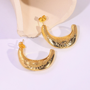 6E2007197vbnb-334  Stainless Steel Earrings