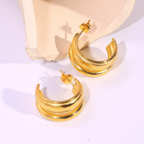 6E2007200vbnb-334  Stainless Steel Earrings