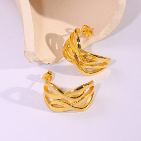6E2007212vbnb-334  Stainless Steel Earrings