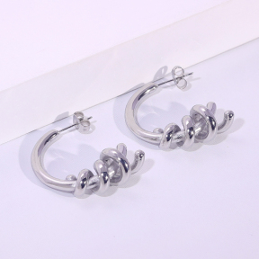 6E2007231vbmb-334  Stainless Steel Earrings