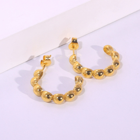 6E2007237vbnb-334  Stainless Steel Earrings