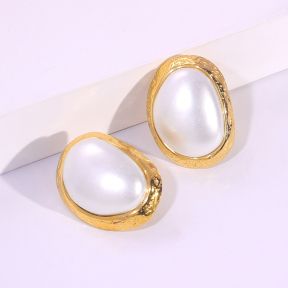 6E2007263bbov-334  Stainless Steel Earrings