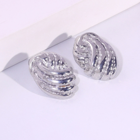 6E2007271vbmb-334  Stainless Steel Earrings