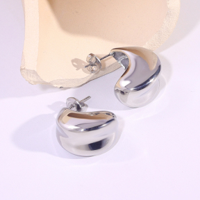 6E2007291vbmb-334  Stainless Steel Earrings