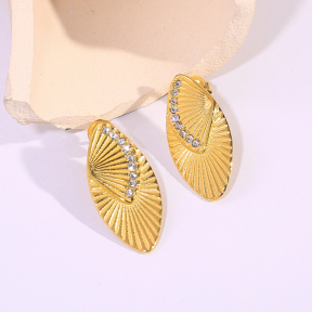 6E2007296vbnb-334  Stainless Steel Earrings