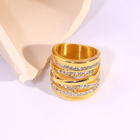 6R2001368bhva-334  6-9#  Stainless Steel Ring