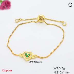 F6B407072ablb-L017  Fashion Copper Bracelet