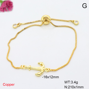 F6B407074ablb-L017  Fashion Copper Bracelet