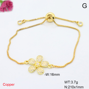 F6B407076ablb-L017  Fashion Copper Bracelet