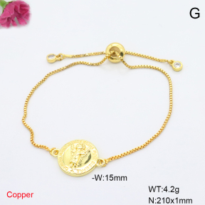 F6B407078ablb-L017  Fashion Copper Bracelet