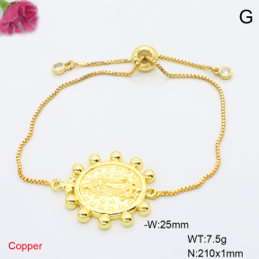 F6B407079ablb-L017  Fashion Copper Bracelet