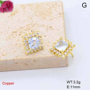 F6E405918ablb-L017  Fashion Copper Earrings