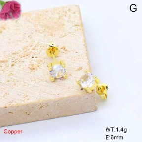 F6E405924baka-L017  Fashion Copper Earrings